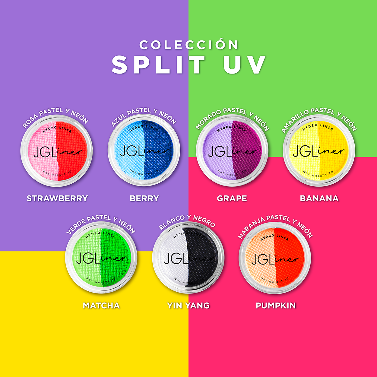 Split UV 7 Shade Collection