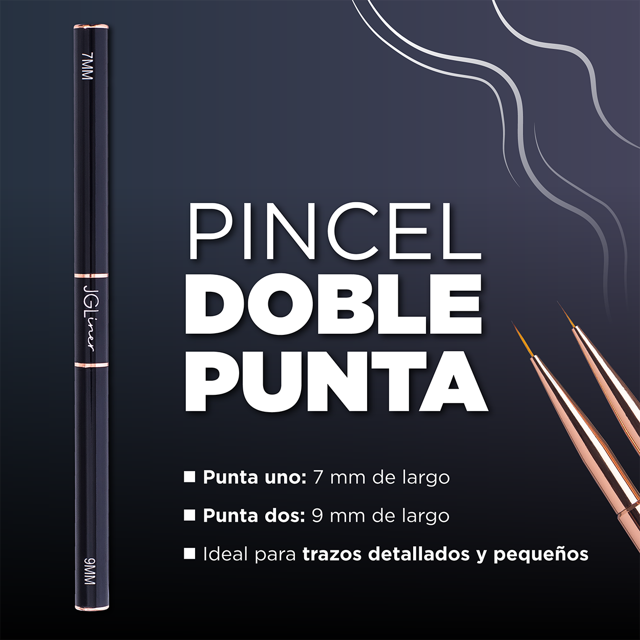 Pincel 7mm y 9mm