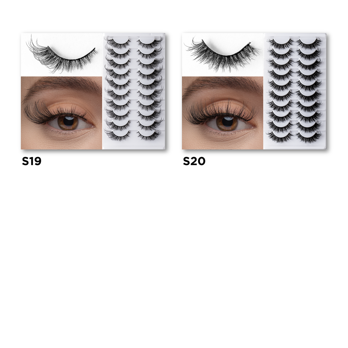 Paquete 10 3D studio Lash kit- S11 a S20