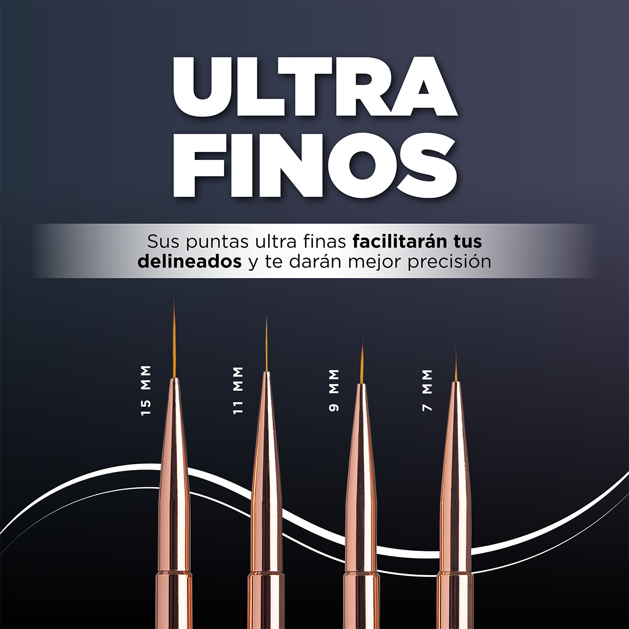 Paquete de 2 pinceles dobles