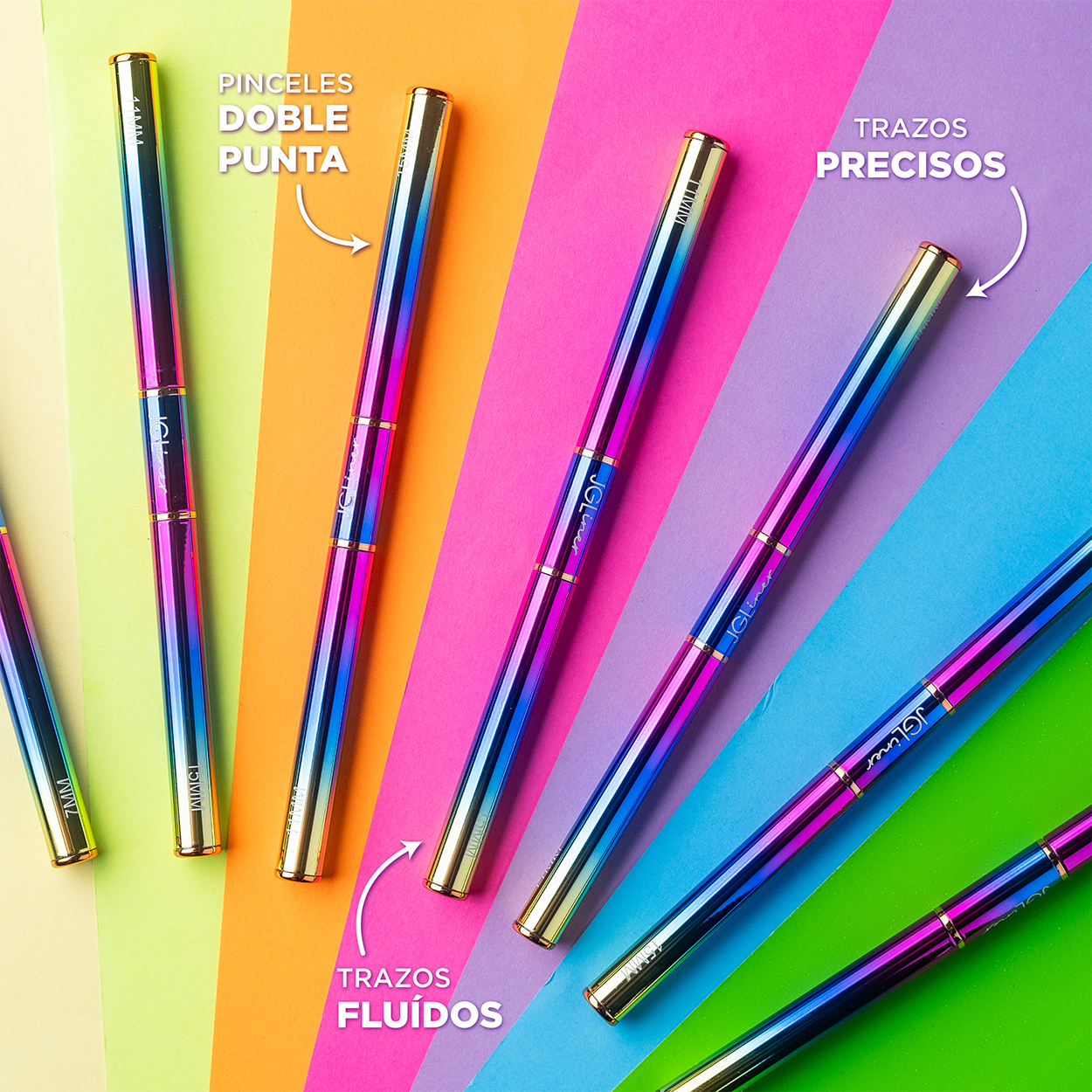 Pincel individual de punta doble🌈