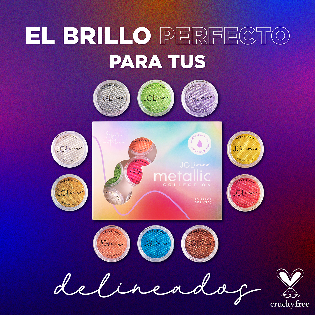 Colección 10 tonos Metallic