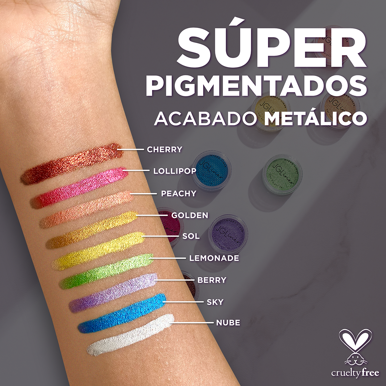 Colección 10 tonos Metallic