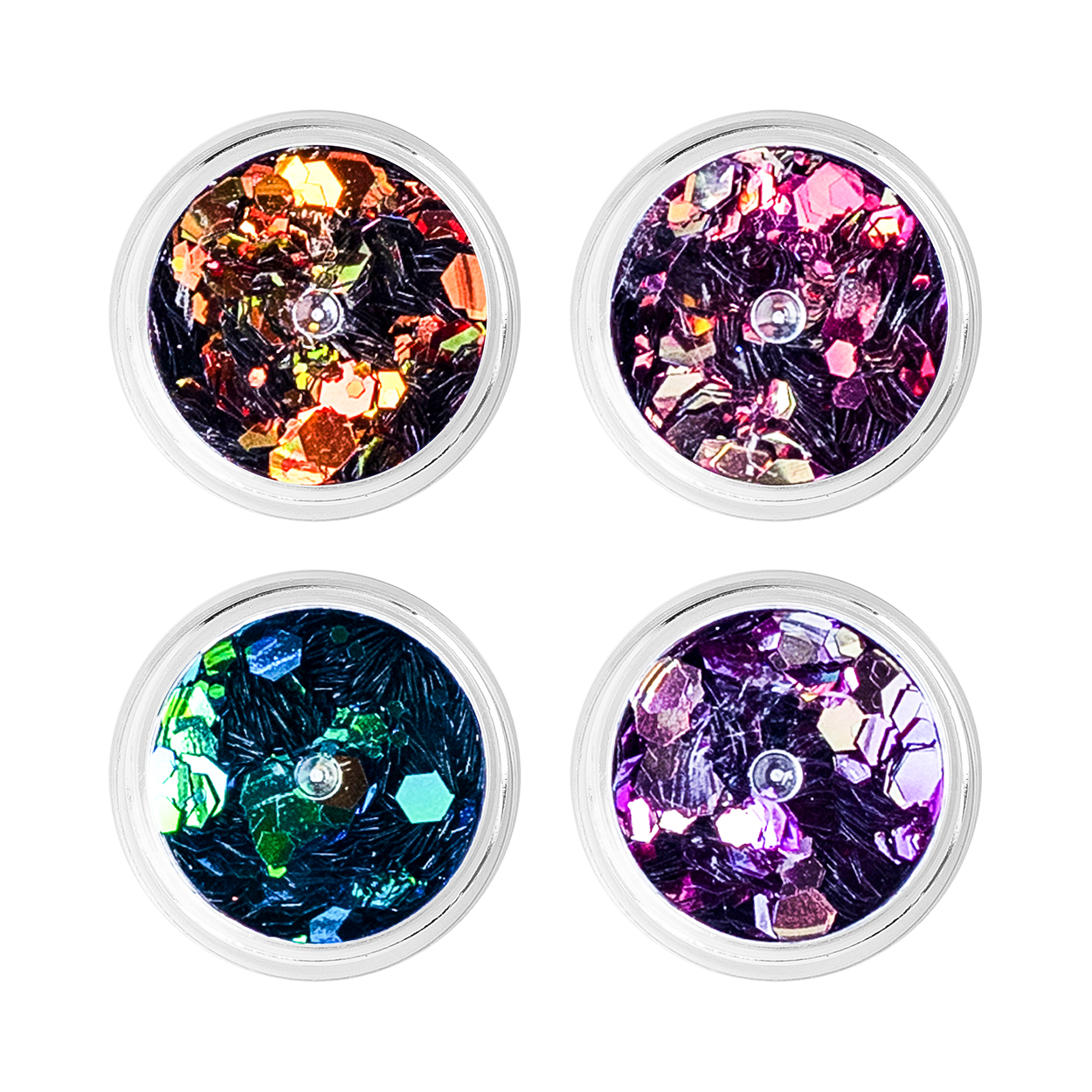 Mermaid collection. Multichromatic Glitter