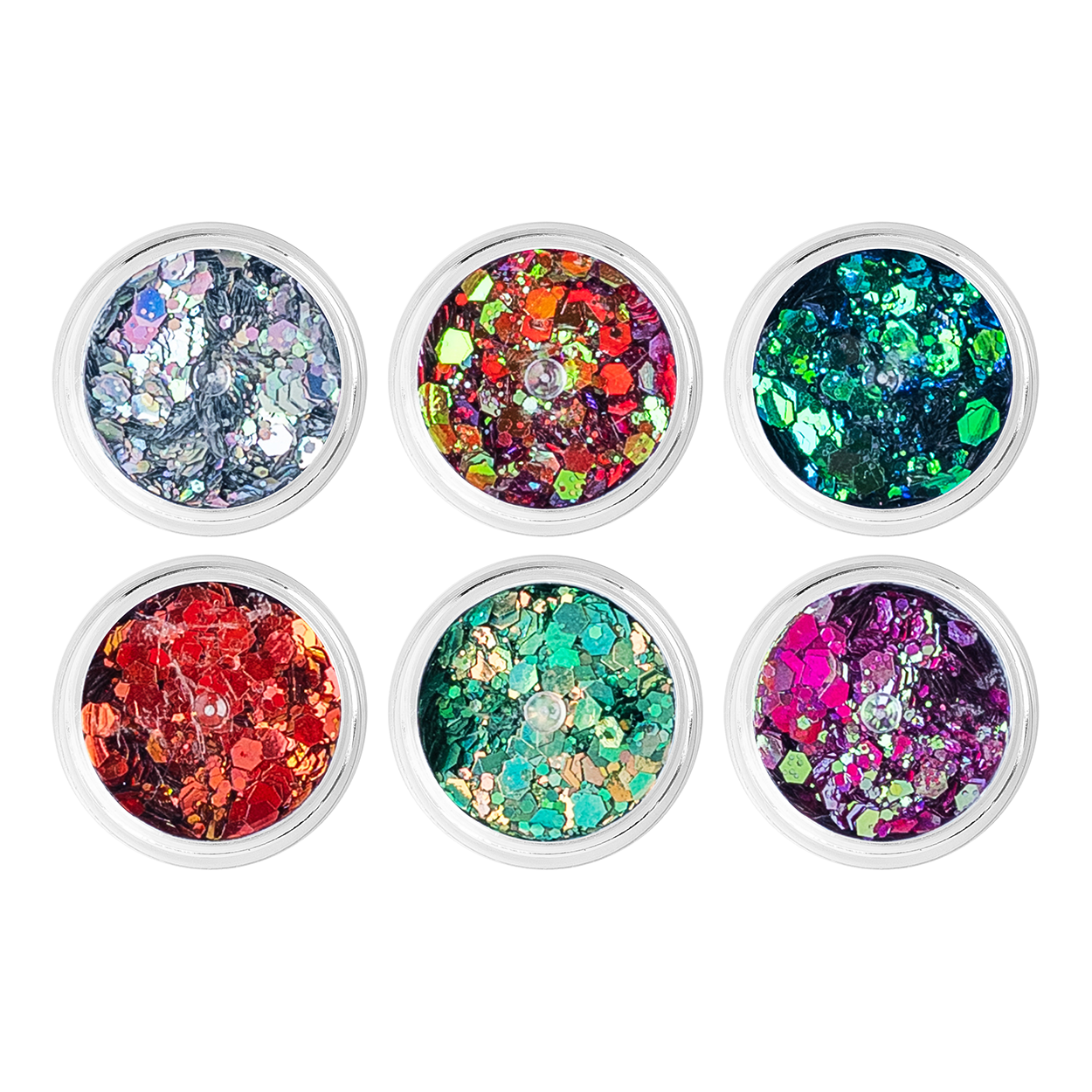 Nova Collection. Glitter Multicromático