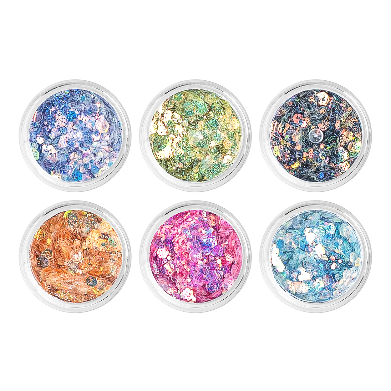 Crystal Collection. Multichromatic Glitter