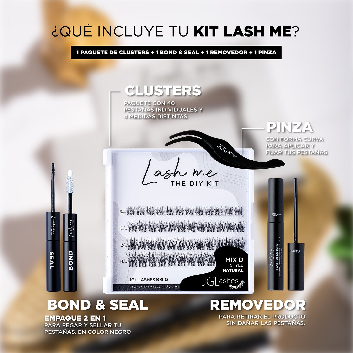 Lash me. The DIY Kit Natural