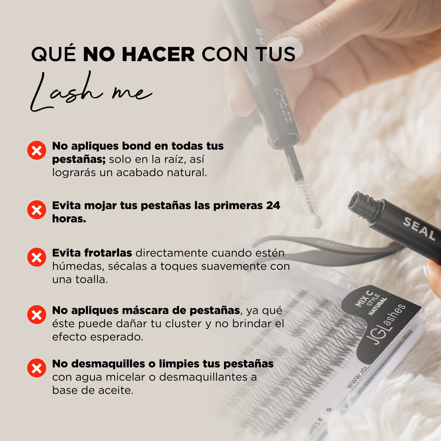 Lash me. The DIY Kit Natural