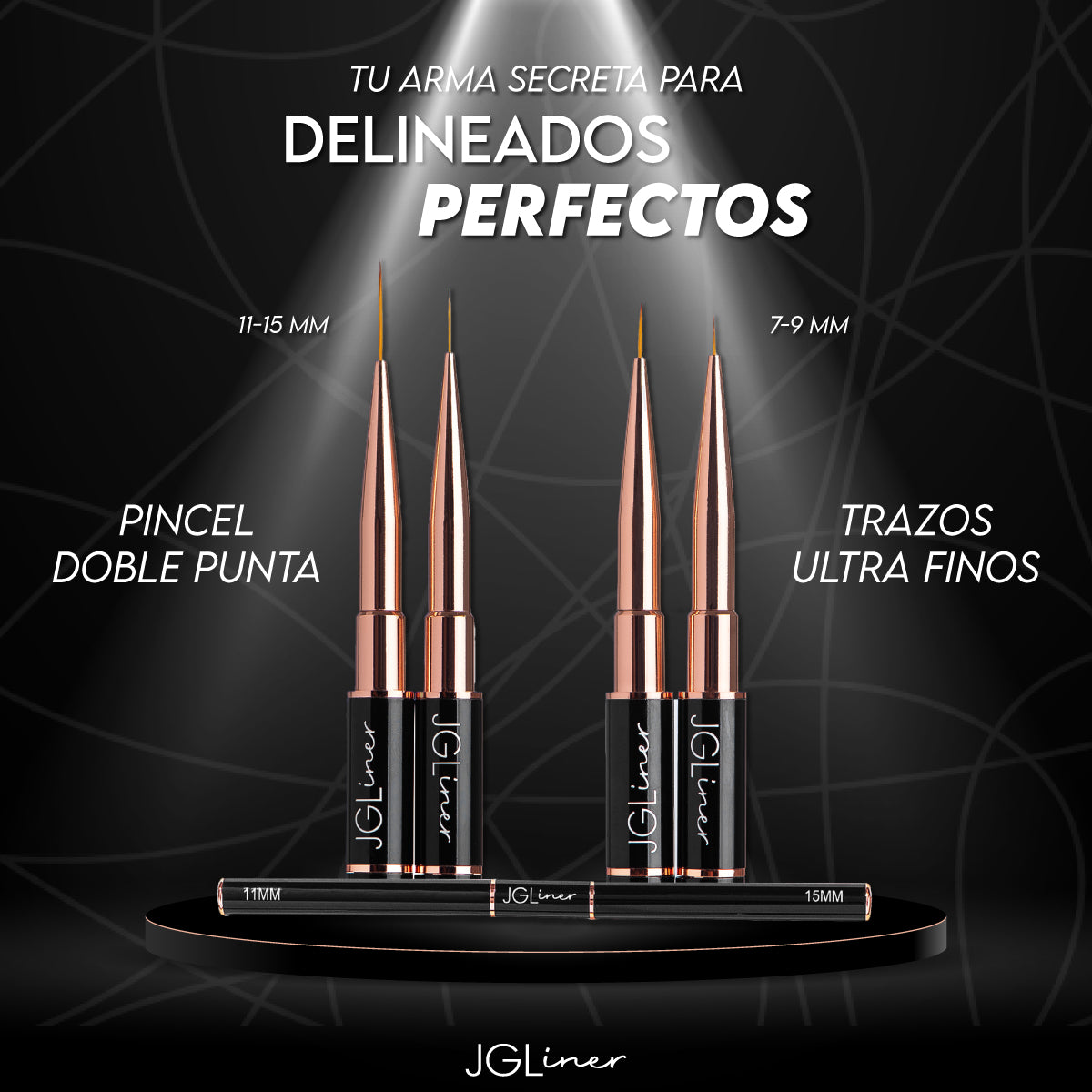 Chrome & Metal Full Set- Incluye la coleccion completa de Metal Glaze y High Chrome + Regalo (paquete de pinceles negros)