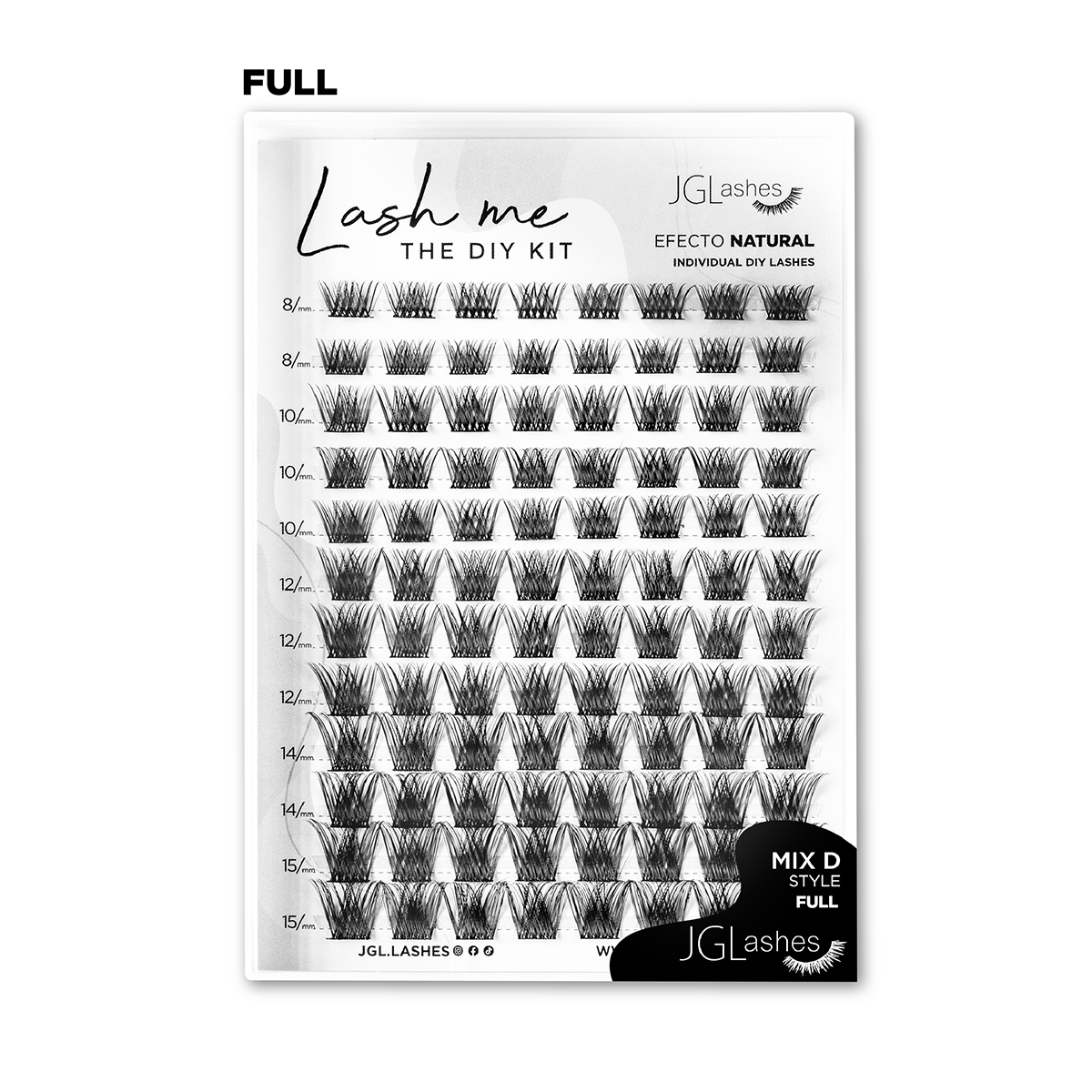 Paquete Lash me Refill - Hybrid, Sultry, Full