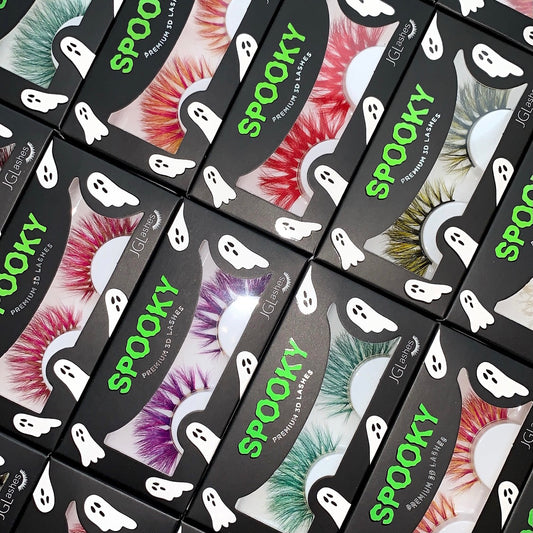 Colección de 11 colores de pestañas spooky