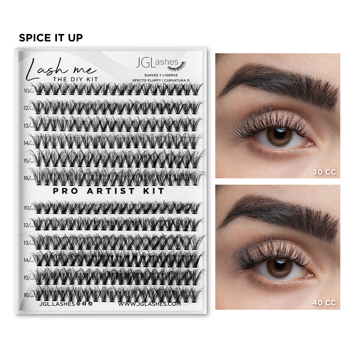 Paquete lash me - Spice it up, Dolly, Airy