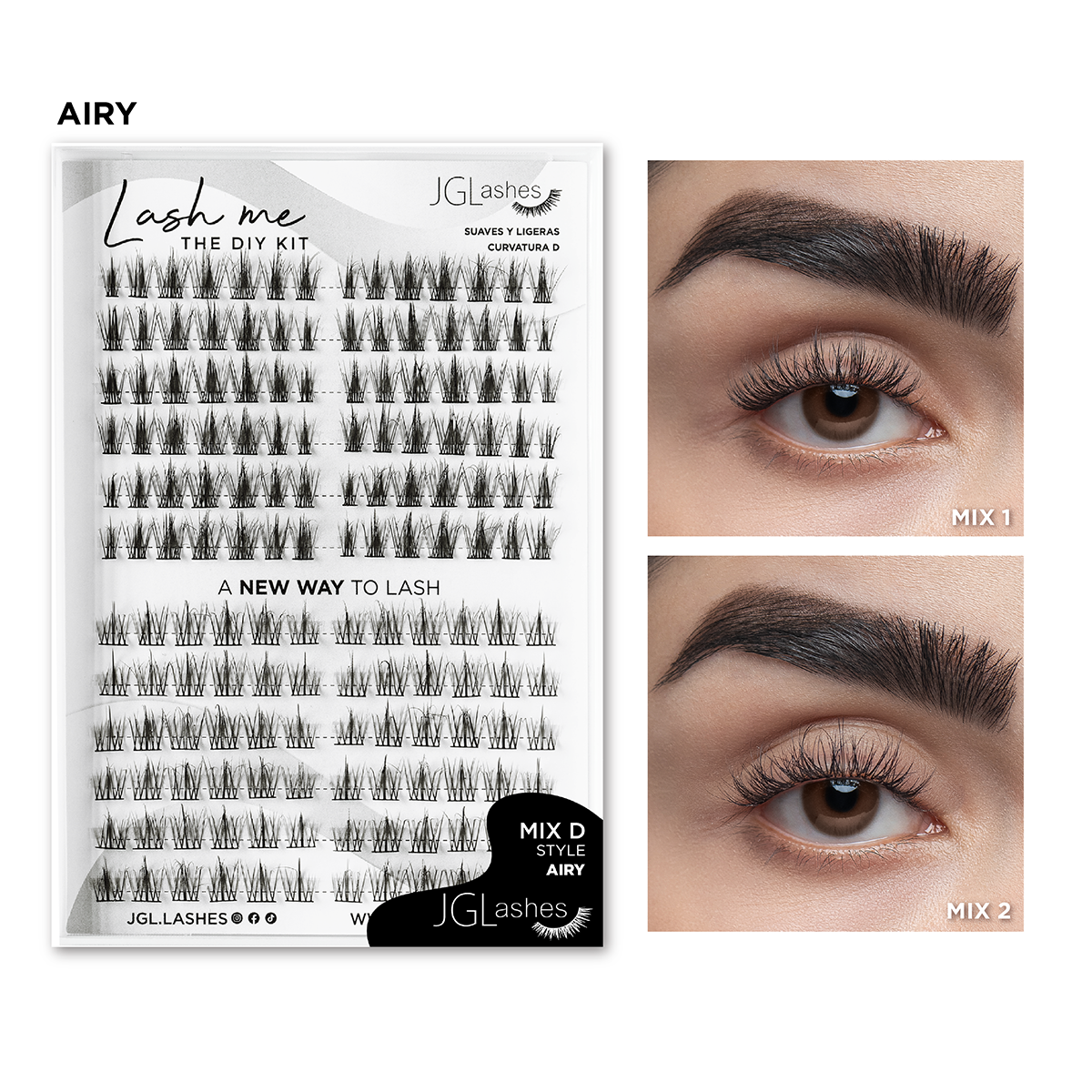Paquete lash me - Spice it up, Dolly, Airy
