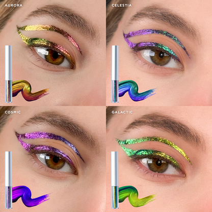 Colección completa High Chrome - Liquid eyeliner 7 tonos multicromaticos