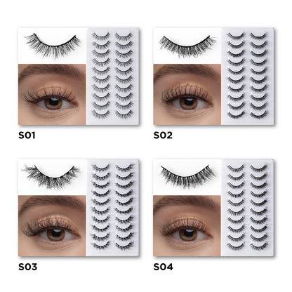 Paquete 10 3D studio Lash kit- S01 a S10