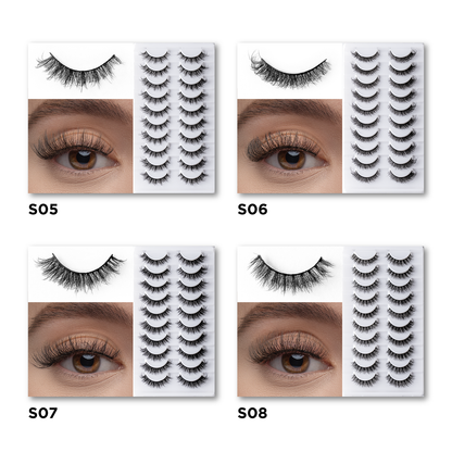 Paquete 10 3D studio Lash kit- S01 a S10