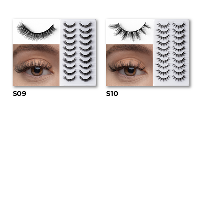 Paquete 10 3D studio Lash kit- S01 a S10