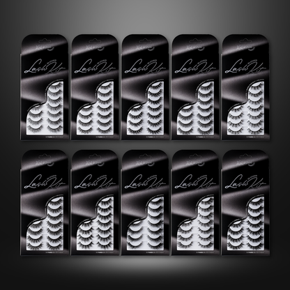 Paquete 10 3D studio Lash kit- S11 a S20