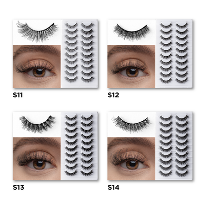 Paquete 10 3D studio Lash kit- S11 a S20