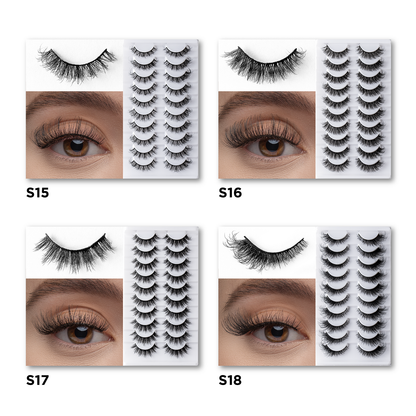 Paquete 10 3D studio Lash kit- S11 a S20