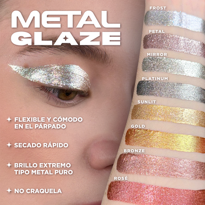 Chrome & Metal Full Set- Incluye la coleccion completa de Metal Glaze y High Chrome + Regalo (paquete de pinceles negros)