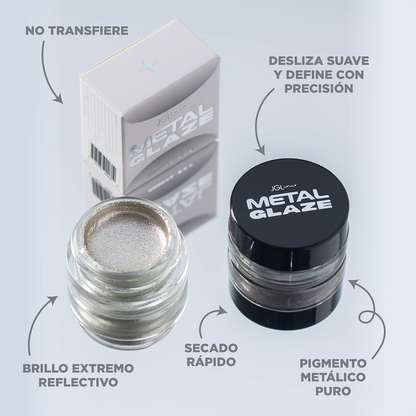 Colección 8 delineadores Metal Glaze
