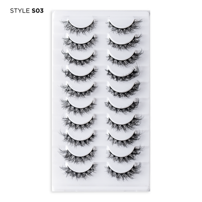 Pro MUA lash bundle - Incluye 5 modelos 3D Studio Lash Kit + Pegamento - Top ventas 2