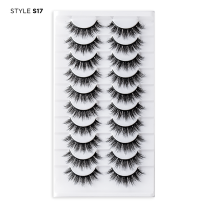 Pro MUA lash bundle - Incluye 5 modelos 3D Studio Lash Kit + Pegamento - Top ventas 2