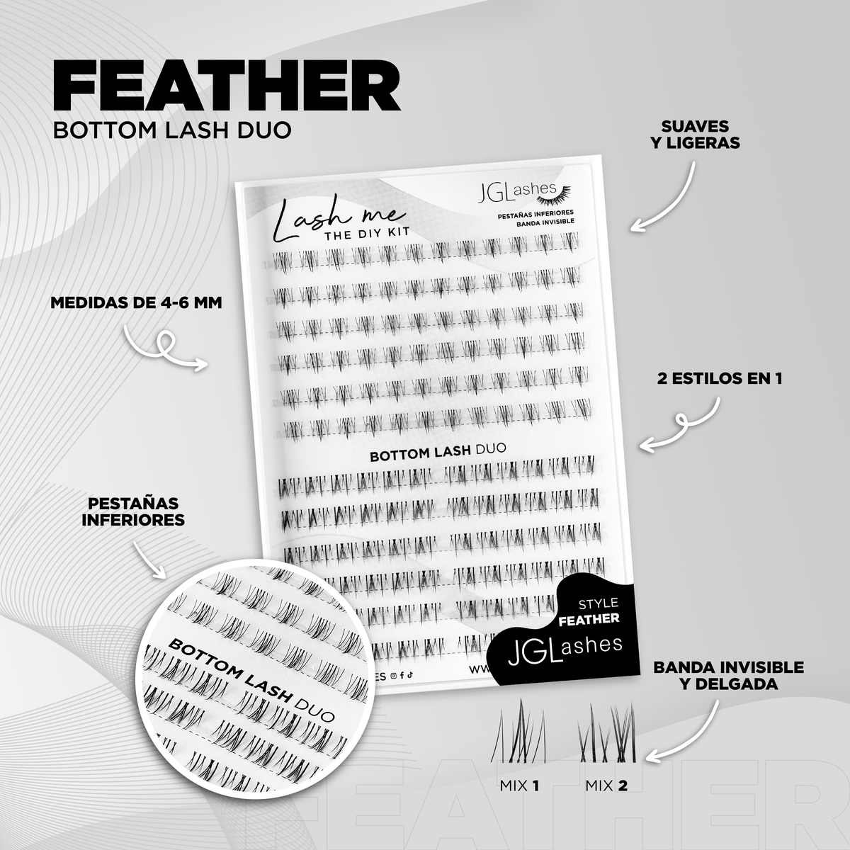 Feather - Bottom Lash Duo