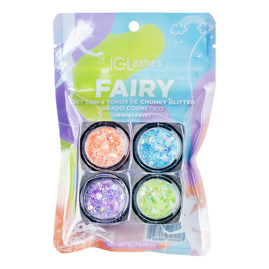 Fairy collection. iridescent glitter