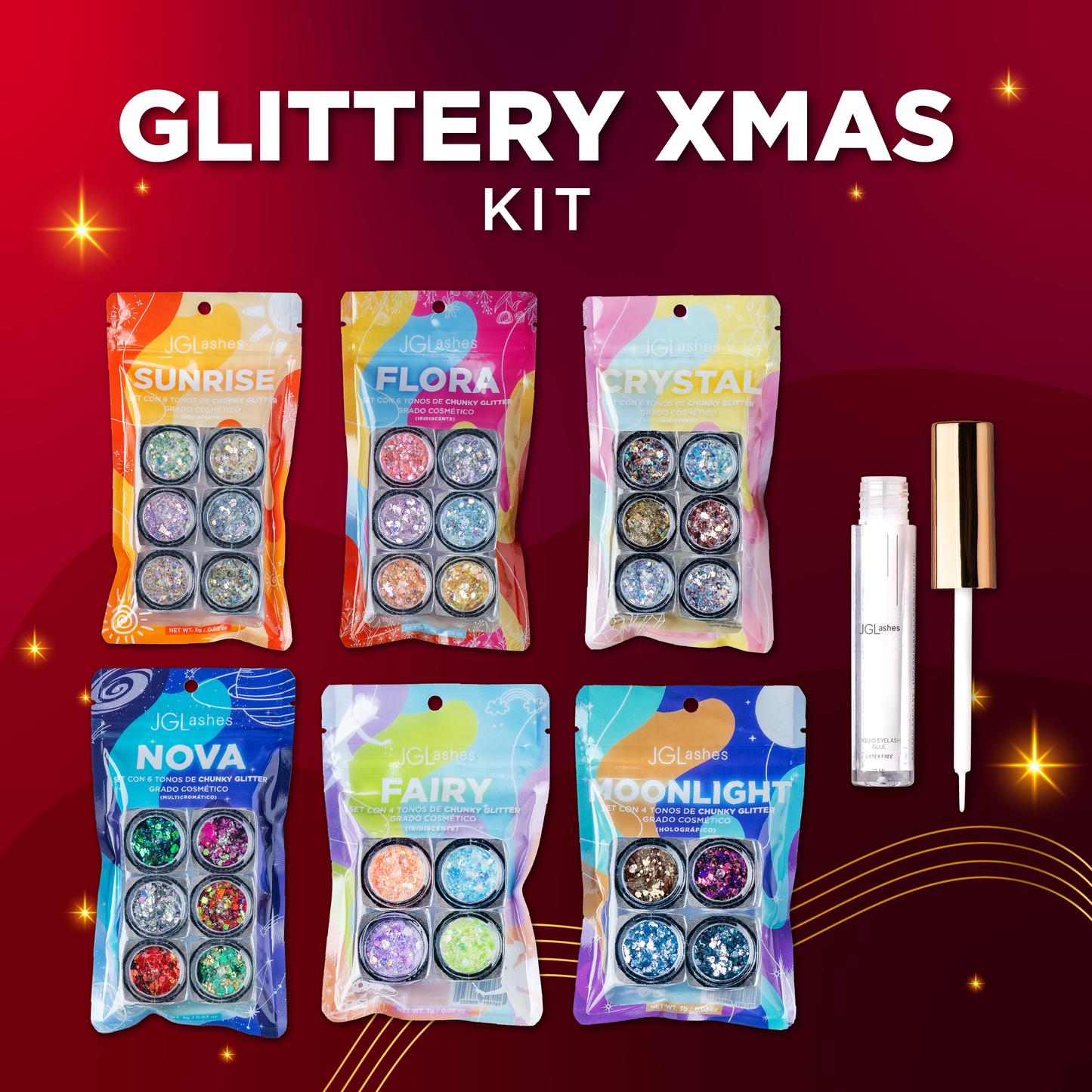 Glittery Xmas kit