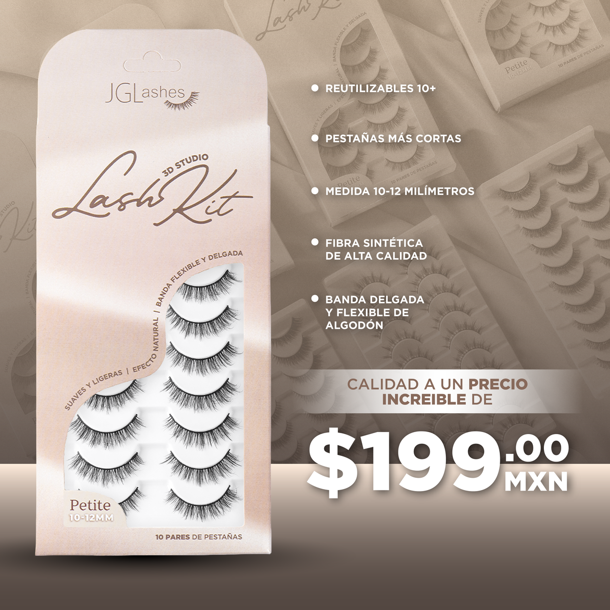 P01 - 3D Studio Lash Kit PETITE