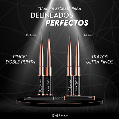 Chrome & Metal Full Set- Incluye la coleccion completa de Metal Glaze y High Chrome + Regalo (paquete de pinceles negros)