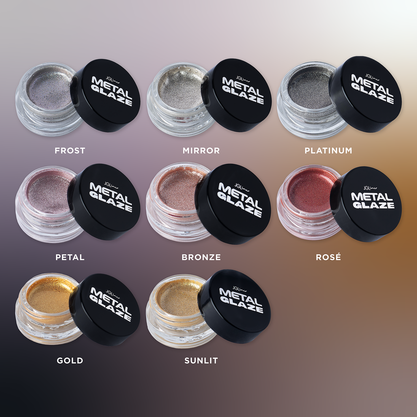 Chrome & Metal Full Set- Incluye la coleccion completa de Metal Glaze y High Chrome + Regalo (paquete de pinceles negros)