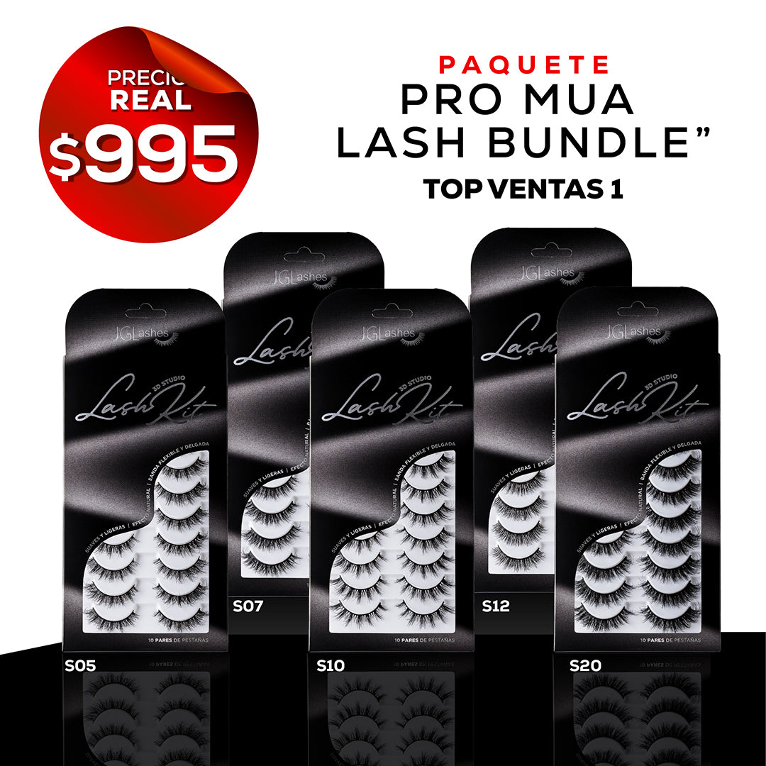 Pro MUA lash bundle - Incluye 5 modelos 3D Studio Lash Kit  - Top ventas 1