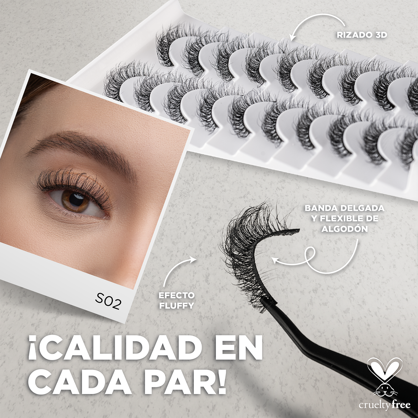 Pro MUA lash bundle - Incluye 5 modelos 3D Studio Lash Kit + Pegamento - Top ventas 2