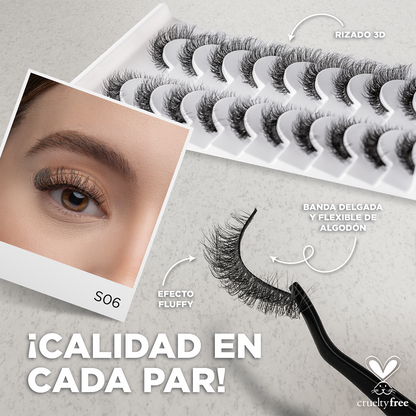 Pro MUA lash bundle Top 3 - Incluye 5 modelos 3D Studio Lash Kit