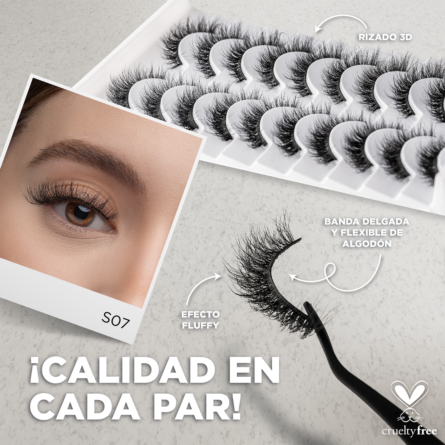 Pro MUA lash bundle - Incluye 5 modelos 3D Studio Lash Kit + Pegamento - Top ventas 1