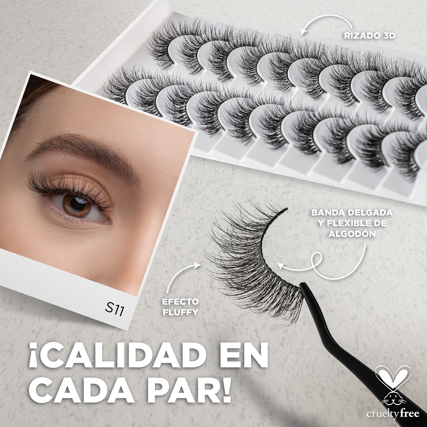 Pro MUA lash bundle Top 3 - Incluye 5 modelos 3D Studio Lash Kit