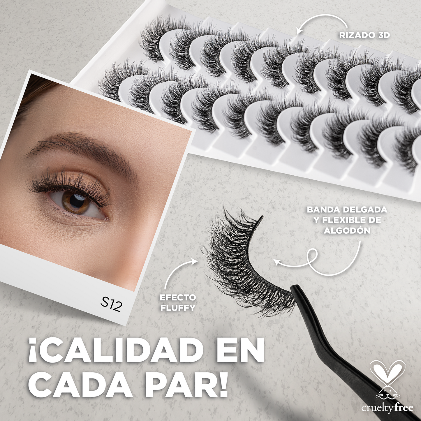 Pro MUA lash bundle - Incluye 5 modelos 3D Studio Lash Kit + Pegamento - Top ventas 1
