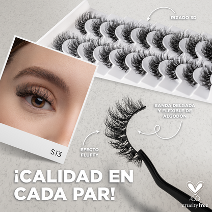 Pro MUA lash bundle Top 3 - Incluye 5 modelos 3D Studio Lash Kit