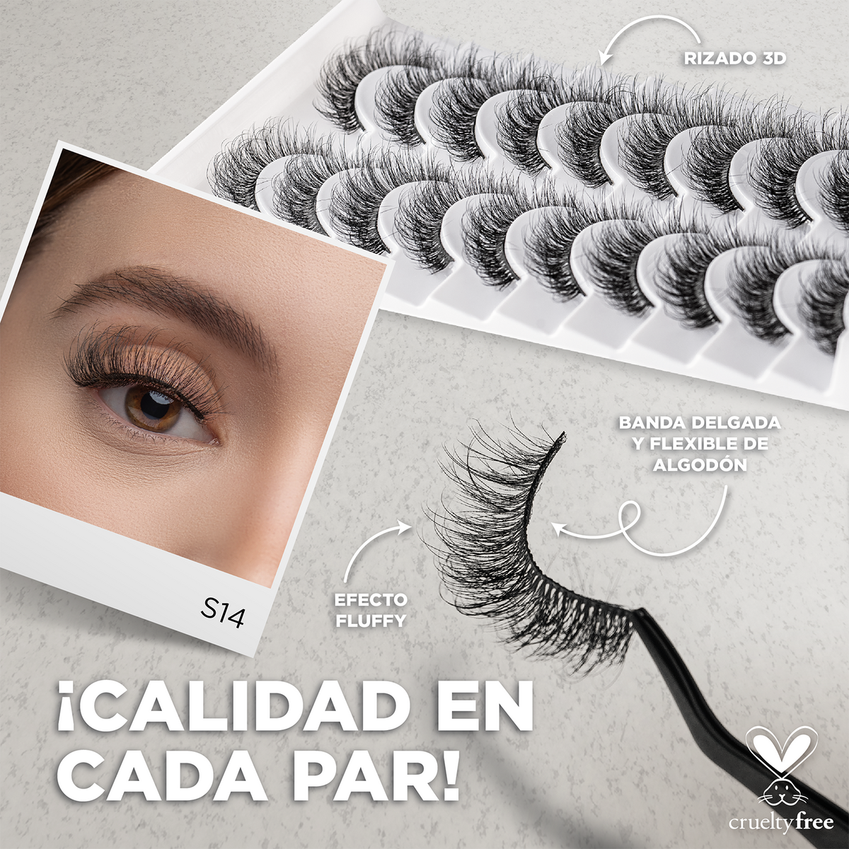 Pro Mua Lash bundle - Drama + Volumen - Incluye 5 modelos 3D Studio Lash Kit