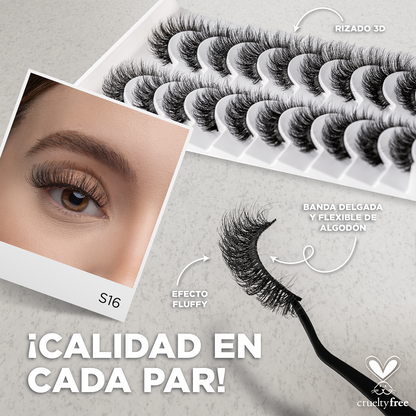 Pro MUA lash bundle Favoritos ANDRIK - Incluye 5 modelos 3D Studio Lash Kit