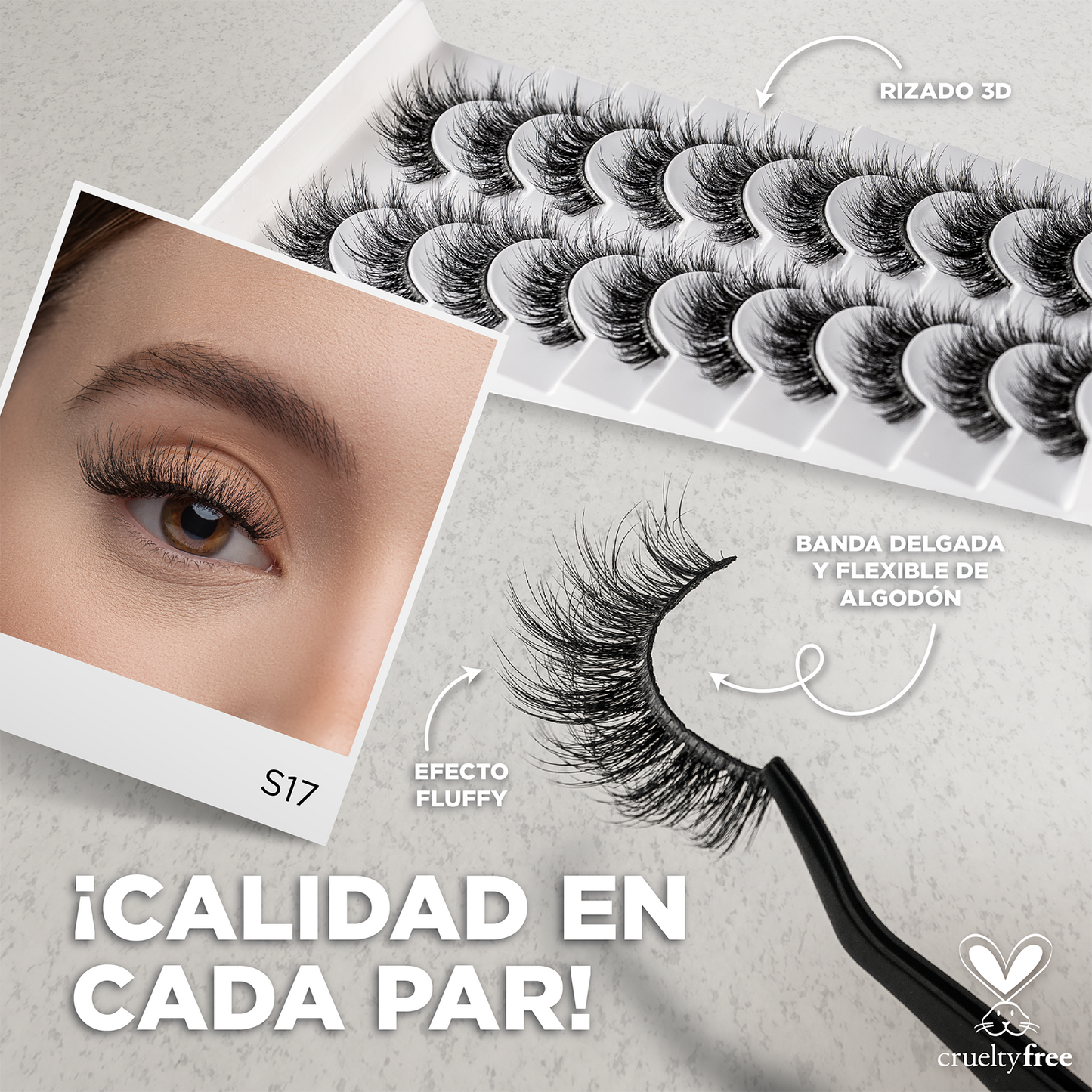 Pro MUA lash bundle - Incluye 5 modelos 3D Studio Lash Kit + Pegamento - Top ventas 2