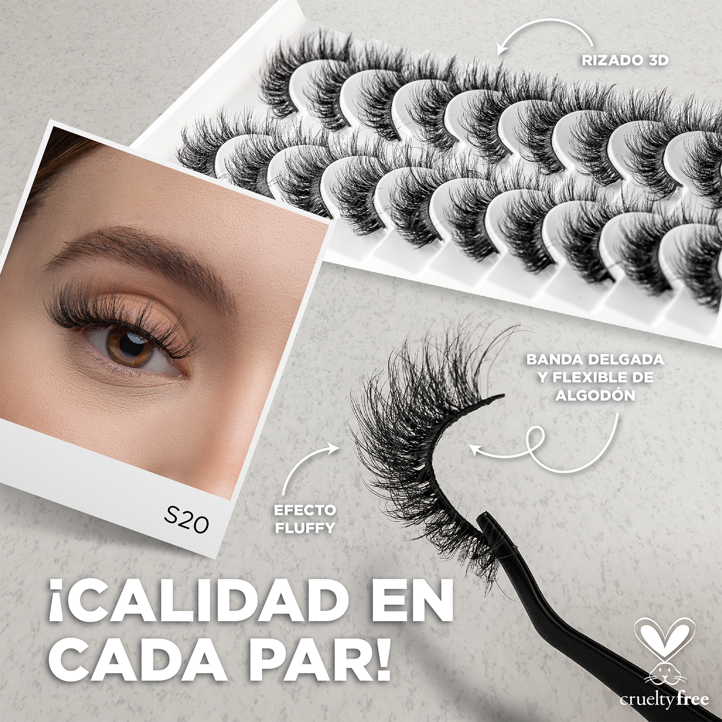 Pro MUA lash bundle - Incluye 5 modelos 3D Studio Lash Kit + Pegamento - Top ventas 1
