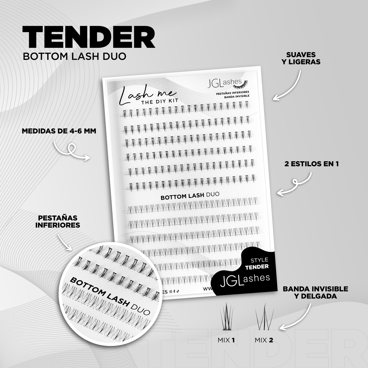 Tender - Bottom Lash Duo