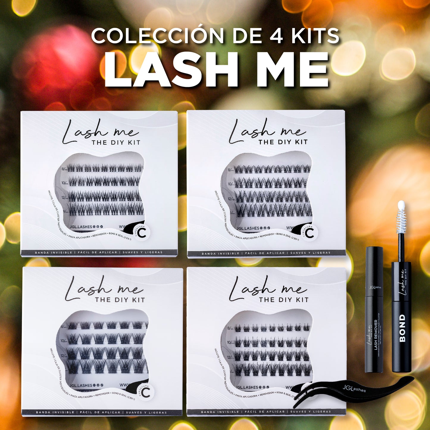 Colección 4 kits Lash me