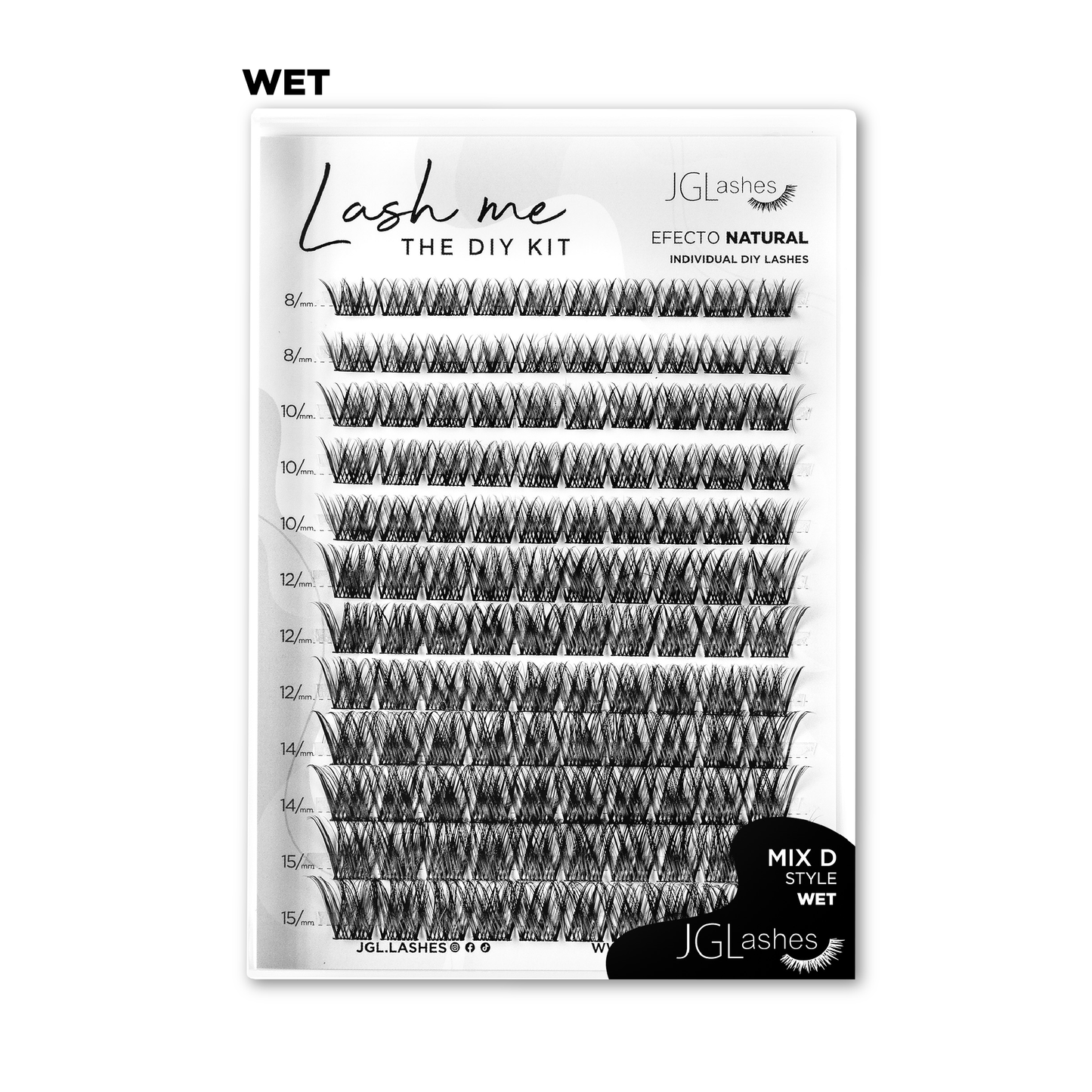 Paquete Lash me Refill - Natural, Wet, Medium