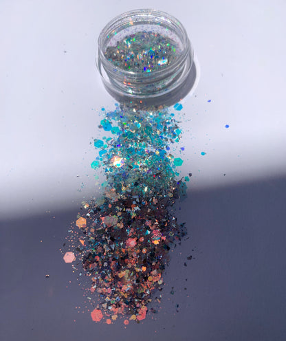 Crystal Collection. Glitter Multicromático