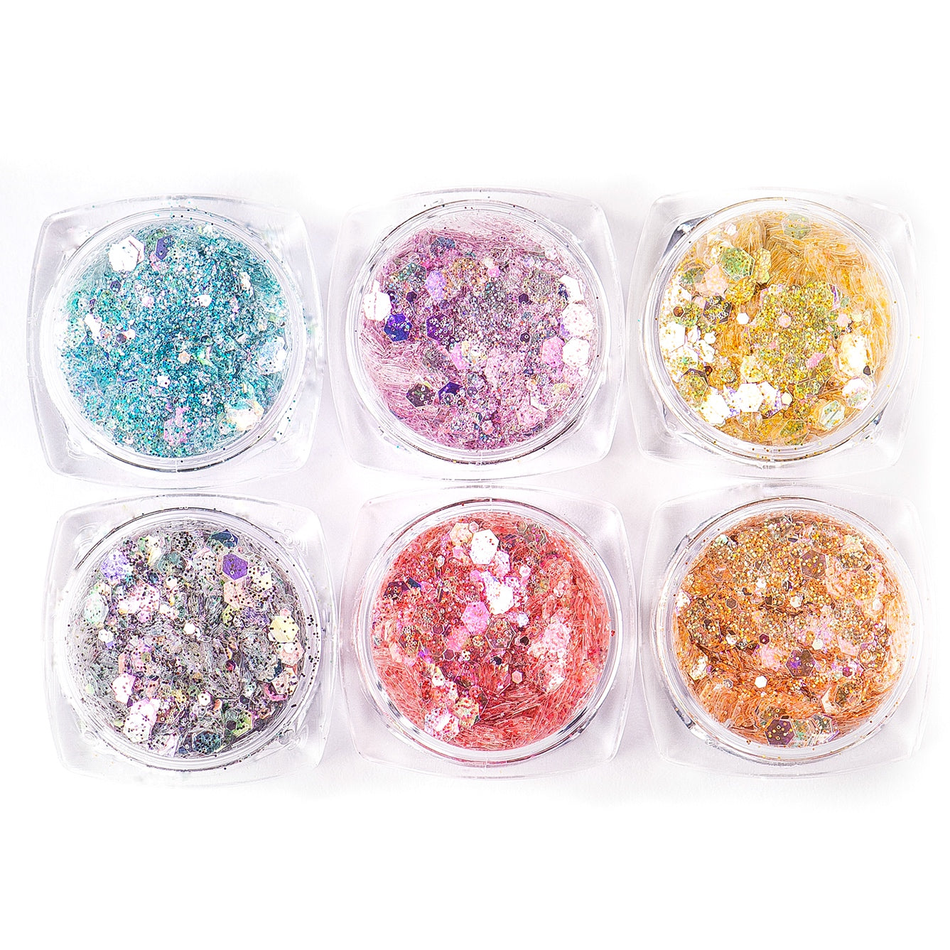 Crystal Collection. Multichromatic Glitter